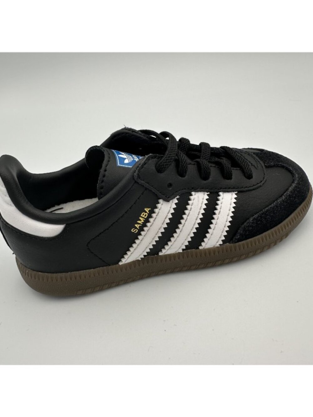 Adidas Samba Classic Sneakers Kids Toddler Size 9K US Black White Gum Sole - Picture 7 of 10